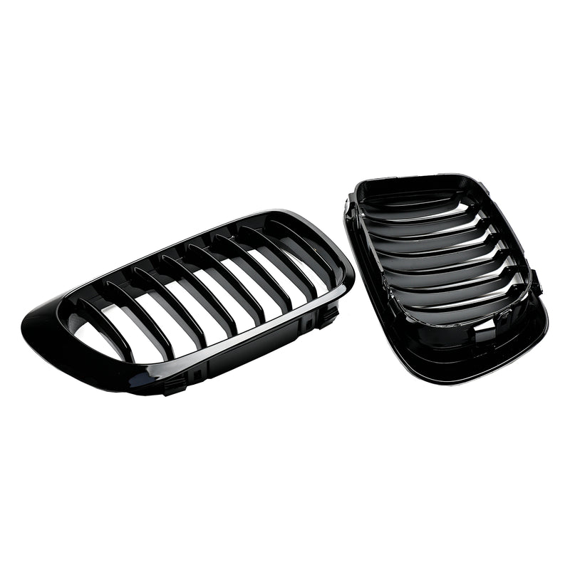 Front gjerde Grille ABS Glossy Black Mesh for BMW E46 2D (1999-2002) 3 Series Generic