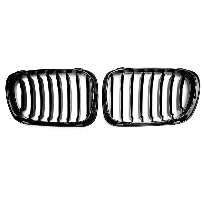 Front gjerde Grille ABS Glossy Black Mesh for BMW E46 2D (1999-2002) 3 Series Generic