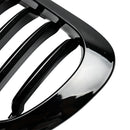 Frontzaun-Grillgitter ABS glänzend schwarzes Netz für BMW E46 2D (1999–2002) 3er Generic