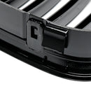 Frontzaun-Grillgitter ABS glänzend schwarzes Netz für BMW E46 2D (1999–2002) 3er Generic