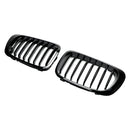 Frontzaun-Grillgitter ABS glänzend schwarzes Netz für BMW E46 2D (1999–2002) 3er Generic
