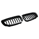 Frontzaun-Grillgitter ABS glänzend schwarzes Netz für BMW E46 2D (1999–2002) 3er Generic