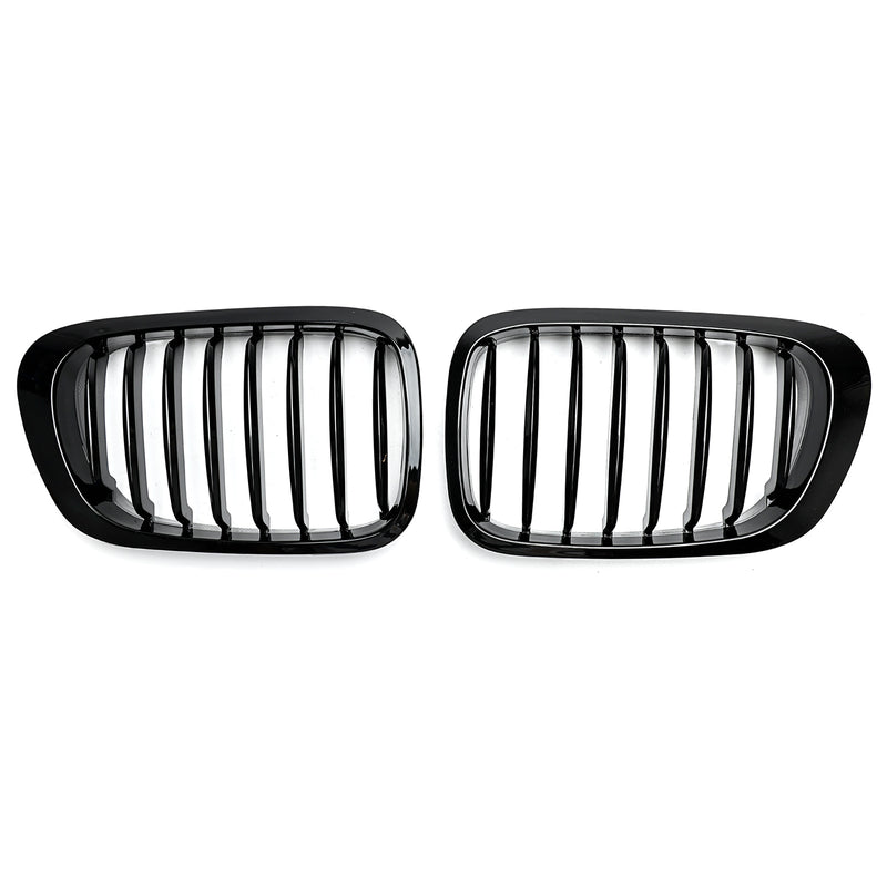 Front gjerde Grille ABS Glossy Black Mesh for BMW E46 2D (1999-2002) 3 Series Generic