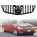Parrilla del radiador parrilla delantera para Mercedes W204 Clase C 2008-2014 Diseño deportivo Alta calidad