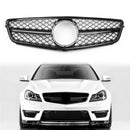 GTR Style Kühlergrill Frontgrill für Mercedes W204 C-Klasse C300 C350 2008-2014 Sportliches Upgrade Hochwertige Qualität