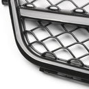 GTR Style Kühlergrill Frontgrill für Mercedes W204 C-Klasse C300 C350 2008-2014 Sportliches Upgrade Hochwertige Qualität