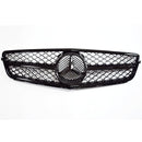 GTR Style Kühlergrill Frontgrill für Mercedes W204 C-Klasse C300 C350 2008-2014 Sportliches Upgrade Hochwertige Qualität