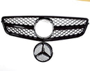 GTR Style Kühlergrill Frontgrill für Mercedes W204 C-Klasse C300 C350 2008-2014 Sportliches Upgrade Hochwertige Qualität