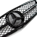 GTR Style Kühlergrill Frontgrill für Mercedes W204 C-Klasse C300 C350 2008-2014 Sportliches Upgrade Hochwertige Qualität
