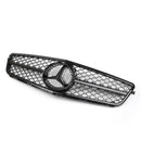 Sportlicher Kühlergrill Frontgrill für Mercedes W204 C-Klasse C300 C350 2008-2014 GTR Style Ersatzteil