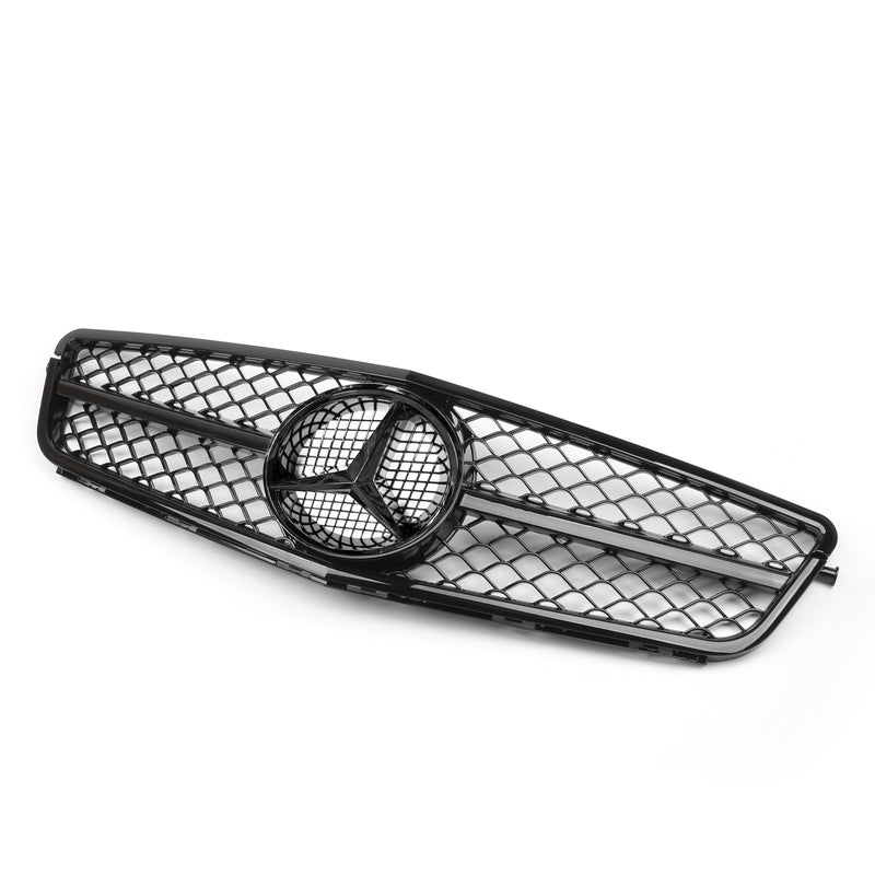 Grill przedniego zderzaka w stylu GTR dla Benz Klasy C W204 C300 C350 2008-2014