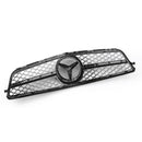 Sportlicher Kühlergrill Frontgrill für Mercedes W204 C-Klasse C300 C350 2008-2014 GTR Style Ersatzteil