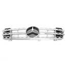 Vordere Stoßstangengrillgrill Fit Mercedes-Benz ML-Klasse W164 2005-2008 Chrom