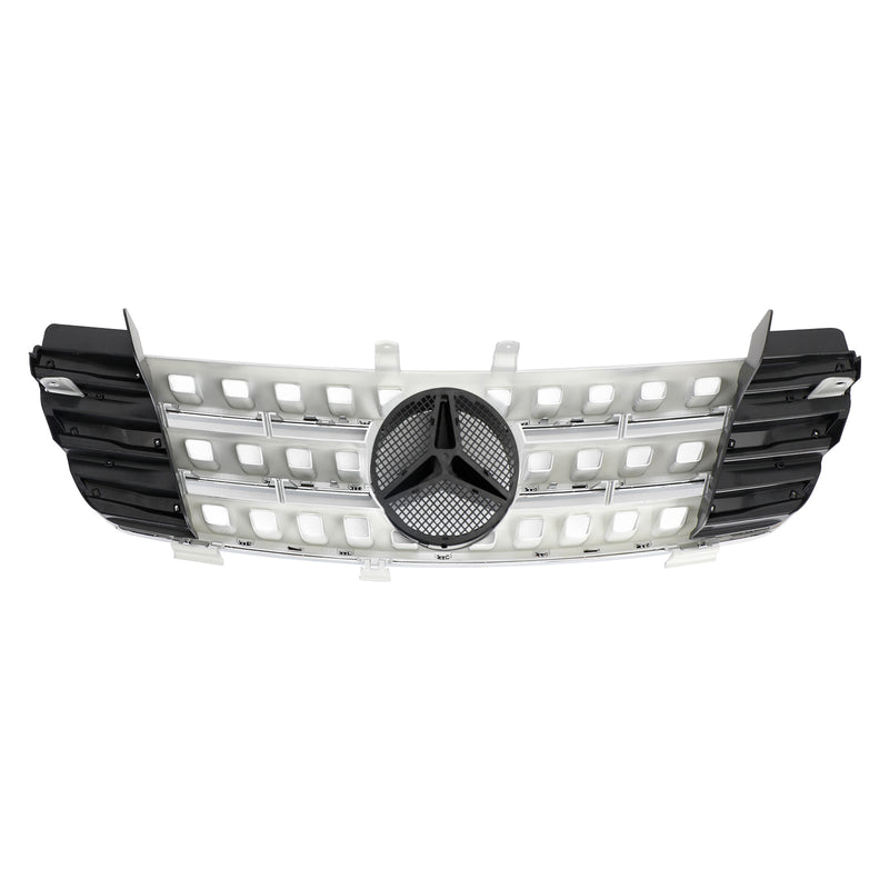 Vordere Stoßstangengrillgrill Fit Mercedes-Benz ML-Klasse W164 2005-2008 Chrom