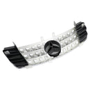 Vordere Stoßstangengrillgrill Fit Mercedes-Benz ML-Klasse W164 2005-2008 Chrom