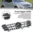 Frontgrill Chrom Schwarz für Mercedes ML Klasse W164 2005-2008