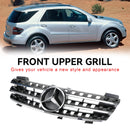 Frontgrill Chrom Schwarz für Mercedes ML Klasse W164 2005-2008