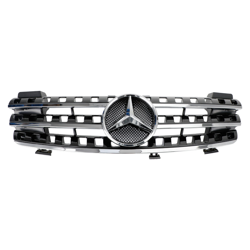 Frontgrill Chrom Schwarz für Mercedes ML Klasse W164 2005-2008