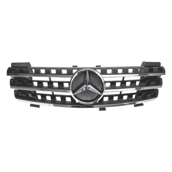 Frontgrill Chrom Schwarz für Mercedes ML Klasse W164 2005-2008