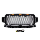 Sort forreste honeycomb kofangergitter til Ford F150 2018-2020 Raptor Style