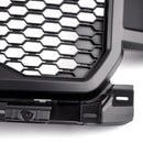 Sort forreste honeycomb kofangergitter til Ford F150 2018-2020 Raptor Style