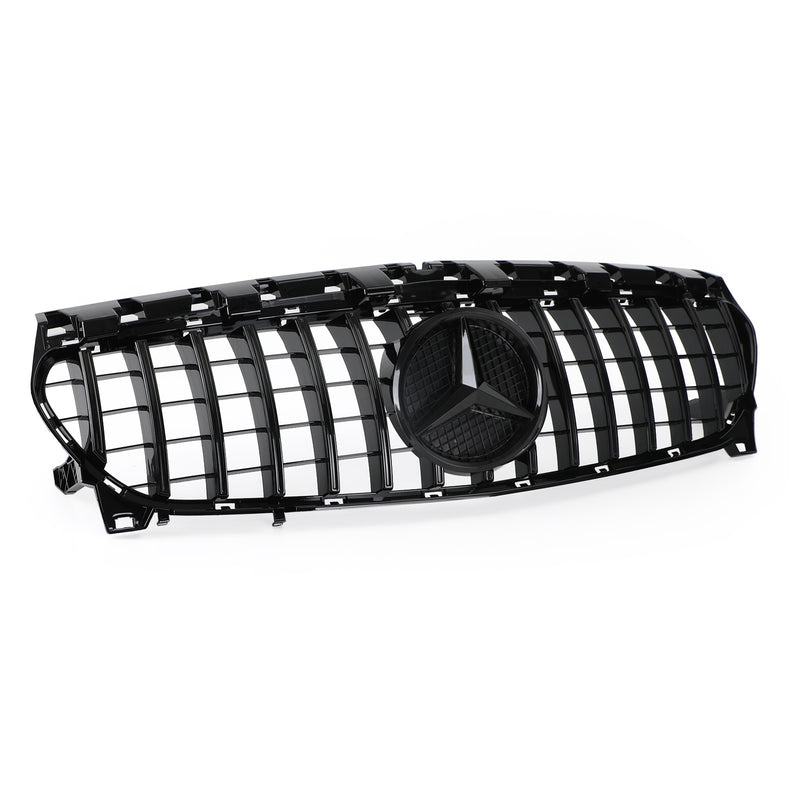 GT-R stil front kofanger grill velegnet til Mercedes Benz W117 CLA250 2013-2016 Generisk