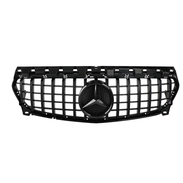 GT-R-stil frontstøtfangergrill egnet for Mercedes Benz W117 CLA250 2013-2016 Generisk