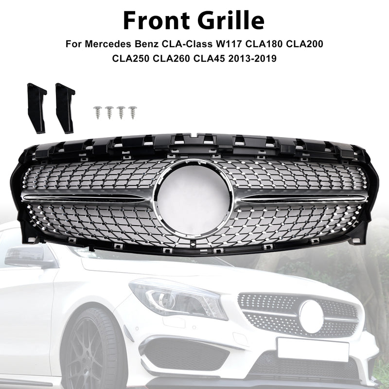 2013–2019 Mercedes-Benz CLA-Klasse W117 CLA250 Diamant-Frontgrill Kühlergrill