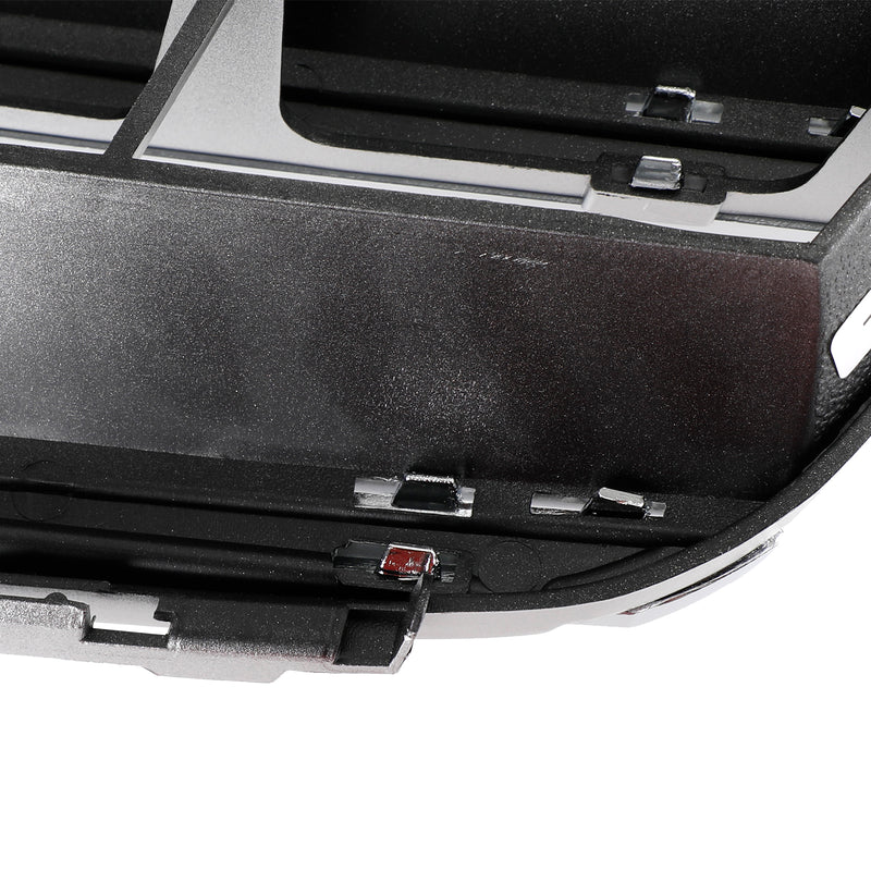 Grill przedniego zderzaka do Benz Klasy C W204 z emblematem LED C300/C350 08-14 chrom