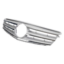 Grade do para-choque dianteiro para Mercedes-Benz Classe C W204 com emblema LED C300/C350 08-14 Cromado