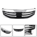 Accord 2011-2012 Honda Nowy przedni górny zderzak Kaptur Czarny chromowany grill Wymiana kratki Generic