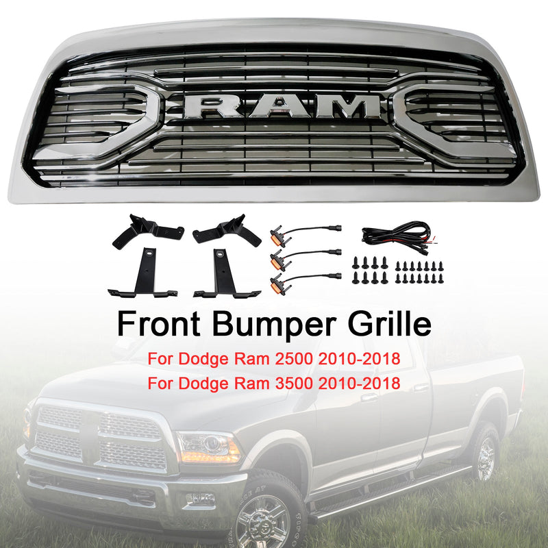 Dodge Ram 2500/3500 Laramie (Baujahre 2010–2018) mit LED-Beleuchtung und verchromtem Frontstoßstangengrill