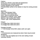 Dodge Ram 2500/3500 Laramie (Baujahre 2010–2018) mit LED-Beleuchtung und verchromtem Frontstoßstangengrill