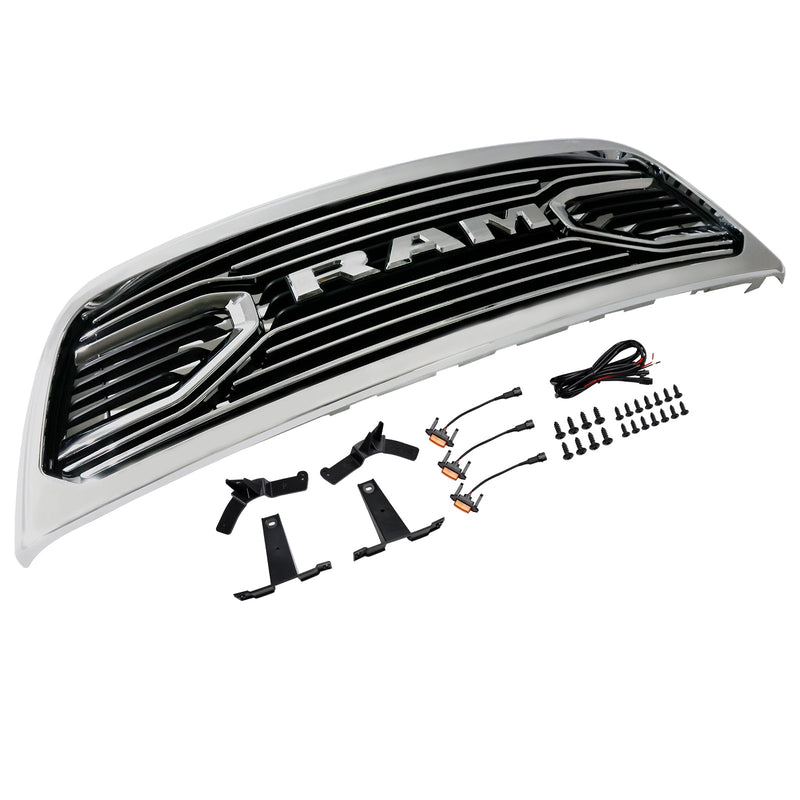 Dodge Ram 2500/3500 Laramie (Baujahre 2010–2018) mit LED-Beleuchtung und verchromtem Frontstoßstangengrill