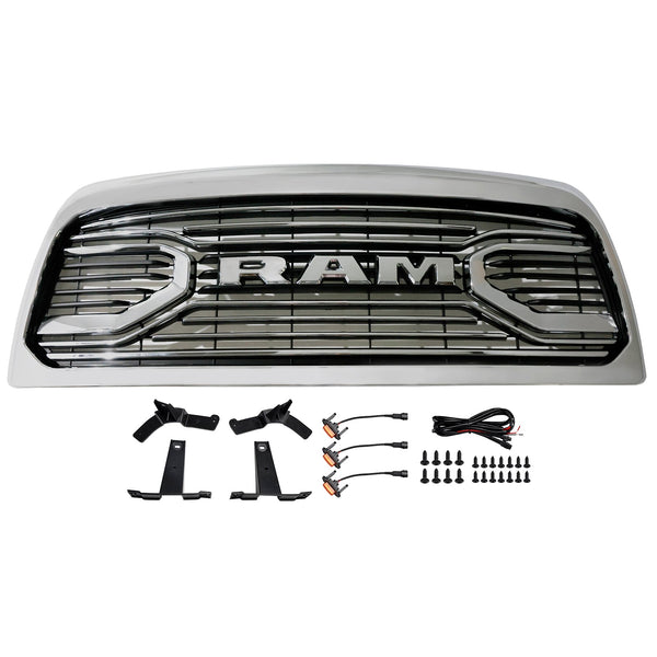 Dodge Ram 2500/3500 Laramie (Baujahre 2010–2018) mit LED-Beleuchtung und verchromtem Frontstoßstangengrill