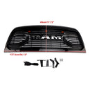 Dodge Ram 2500/3500 Laramie (Baujahre 2010–2018) mit schwarzem Frontstoßstangengrill und LED-Beleuchtung