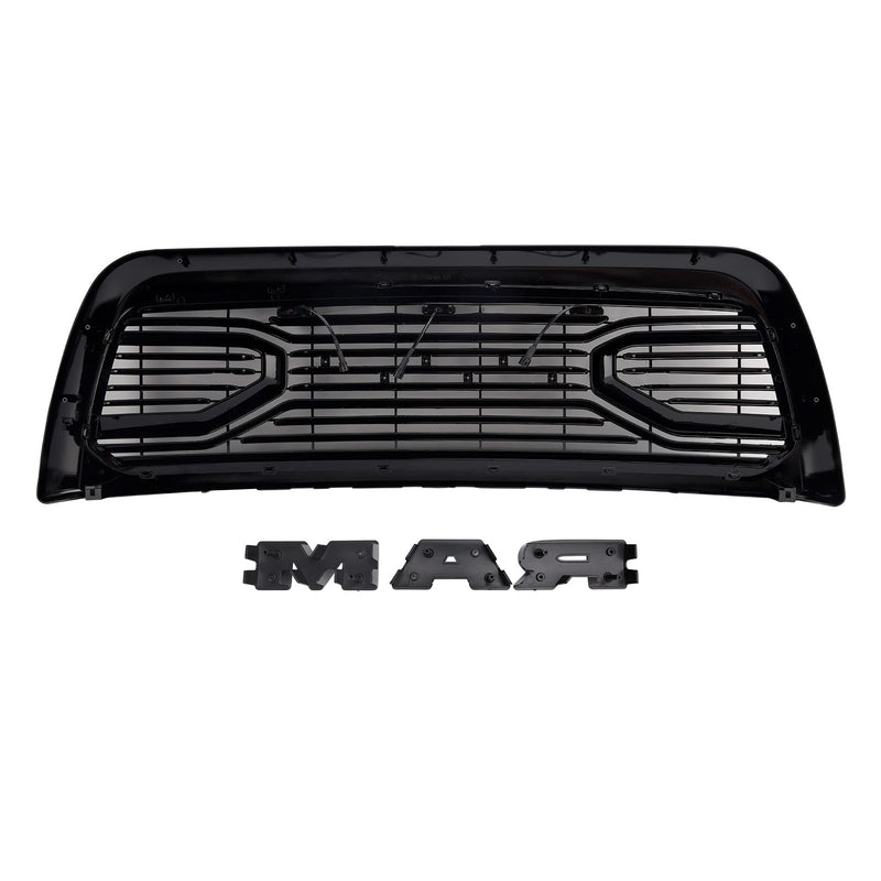 Dodge Ram 2500/3500 Laramie (Baujahre 2010–2018) mit schwarzem Frontstoßstangengrill und LED-Beleuchtung