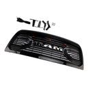 Dodge Ram 2500/3500 Laramie (Baujahre 2010–2018) mit schwarzem Frontstoßstangengrill und LED-Beleuchtung