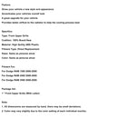 Frontstoßstangengrill passend für Dodge RAM 1500 (2006–2008) und RAM 2500/3500 (2006–2009)