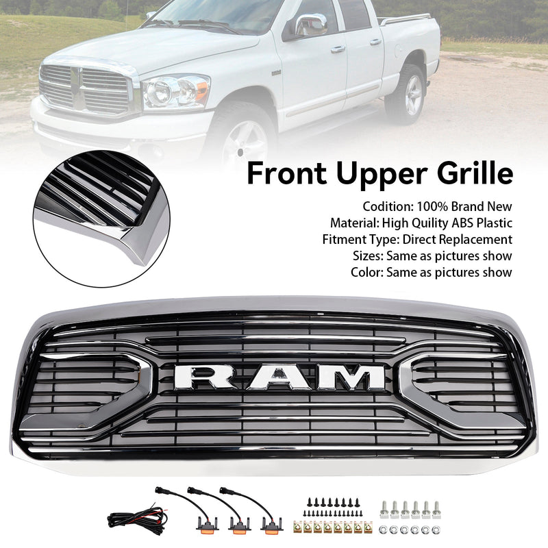 2006-2008 Dodge RAM 1500 Chrom-Frontstoßstangengrill