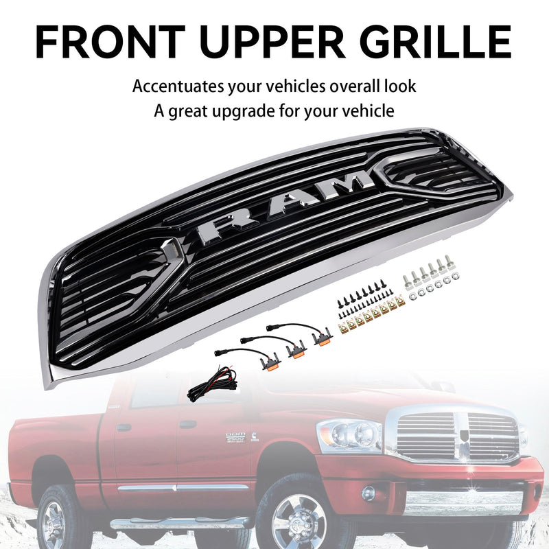 2006-2009 Dodge RAM 2500 Chrom-Frontstoßstangengrill