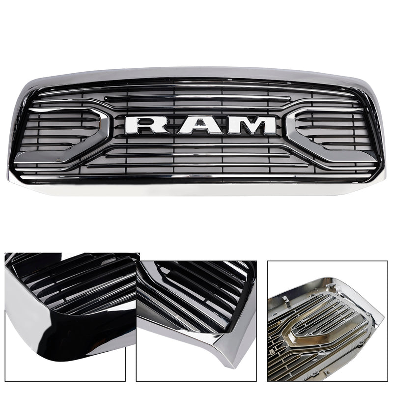 Verchromter Frontstoßstangengrill passend für Dodge RAM 1500 (2006–2008) und RAM 2500 (2006–2009)