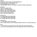 Frontstoßstangengrill im LTD-Stil, passend für Dodge RAM 1500 (2006–2008) und RAM 2500 (2006–2009)