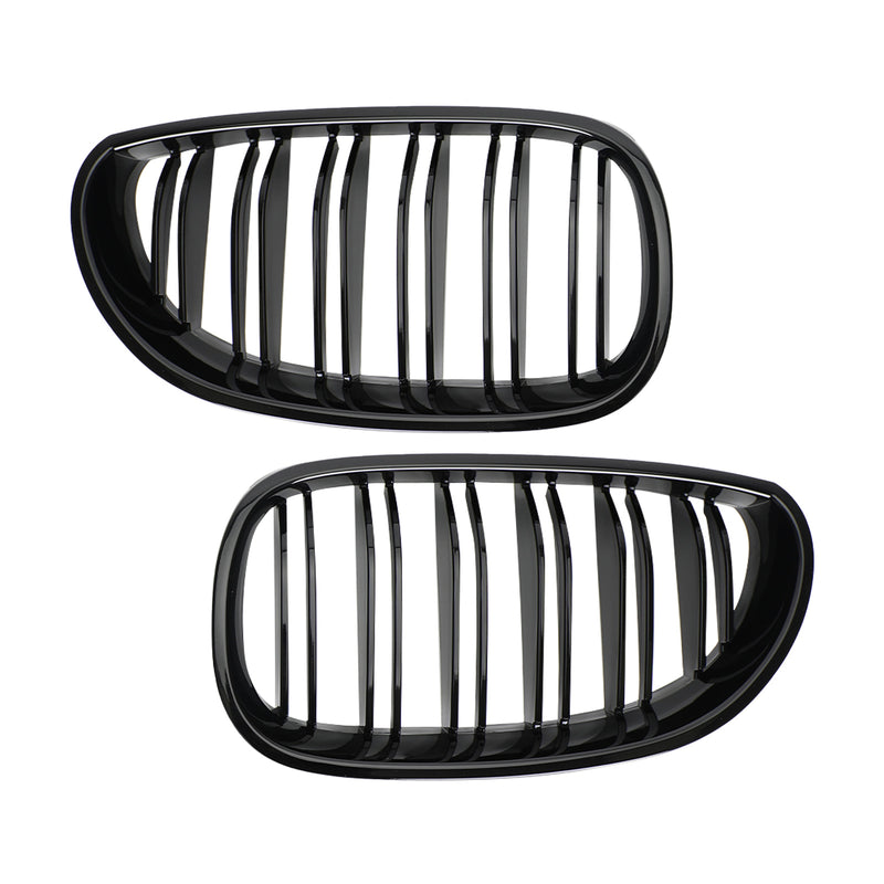Frontstoßstangengitter für 2004–2009 BMW E60 E61 M5 520i 530i glänzend schwarz generisch