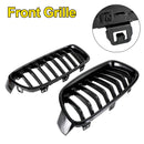 BMW serii 3 F30 F31 F35 2012-2019 Przednia kratka nerkowa w kolorze czarnym błyszczącym