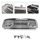 2013–2018 Dodge Ram 1500 Big Horn Stil Frontstoßstange Grill Kühlergrill Chrom