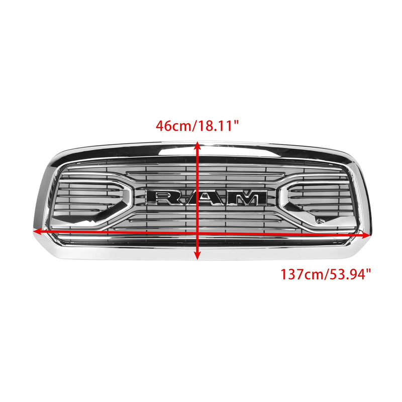 2013–2018 Dodge Ram 1500 Big Horn Stil Frontstoßstange Grill Kühlergrill Chrom
