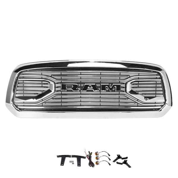 2013–2018 Dodge Ram 1500 Big Horn Stil Frontstoßstange Grill Kühlergrill Chrom