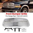 Mřížka předního nárazníku ve stylu vozu Dodge Ram 1500 LTD (2013–2018), chromovaná