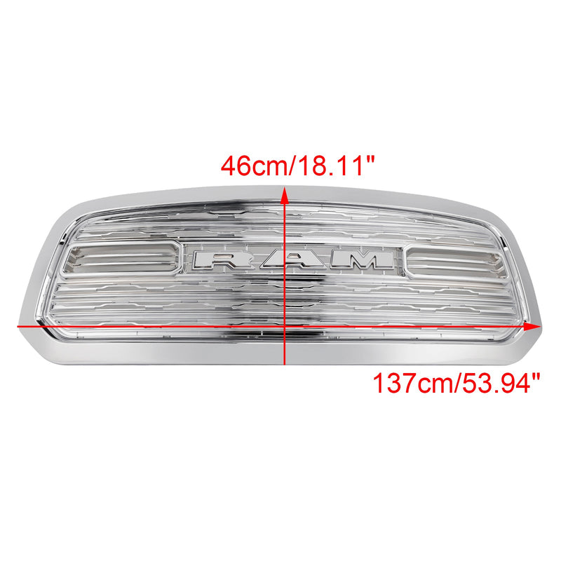 Frontstoßstangengrill im Stil des Dodge Ram 1500 LTD (2013–2018), verchromt